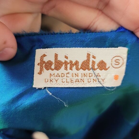 Fabindia Blue Women's Top - Picture 9 of 9